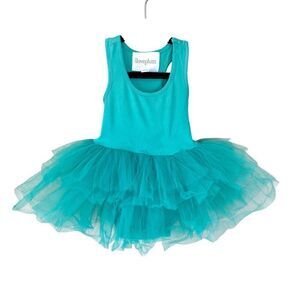 Iloveplum Green Tutu Dress Size 1Y
